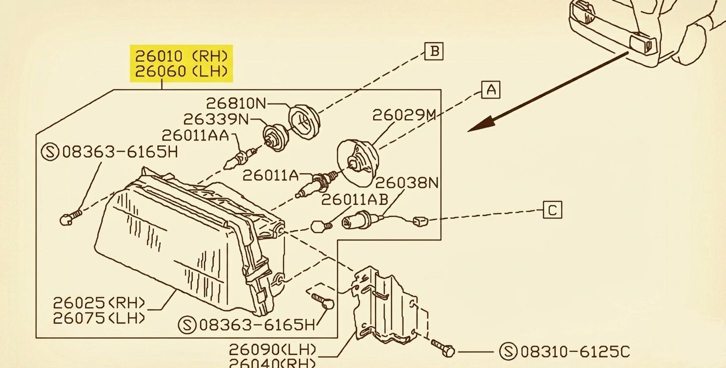 Headlight E24 Sc
