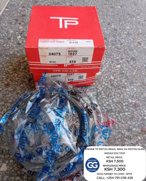 PISTON RINGS STD TP